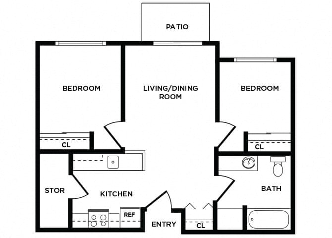 Suite A Floorplan